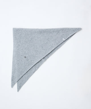 Button triangle scarf