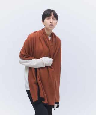 Mesh cashmere stole