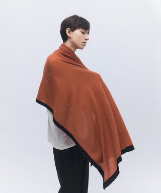 Mesh cashmere stole