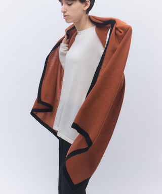 Mesh cashmere stole