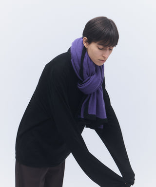 Mesh cashmere stole