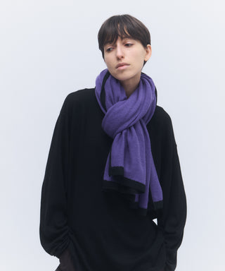 Mesh cashmere stole