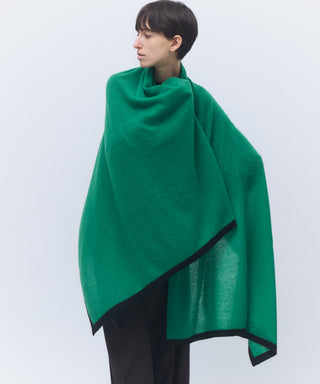 Mesh cashmere stole