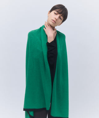 Mesh cashmere stole