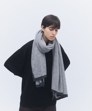 Mesh cashmere stole