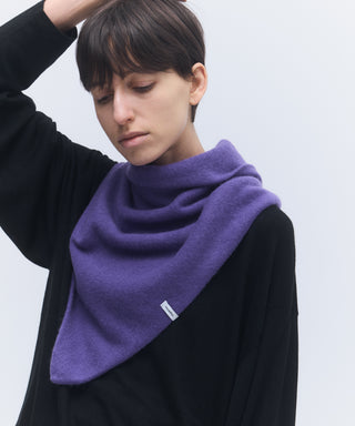 Button triangle scarf