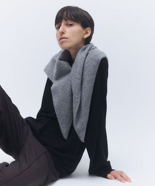 Button triangle scarf