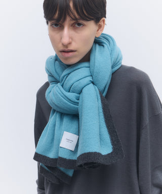 Mesh cashmere stole