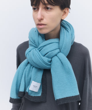 Mesh cashmere stole