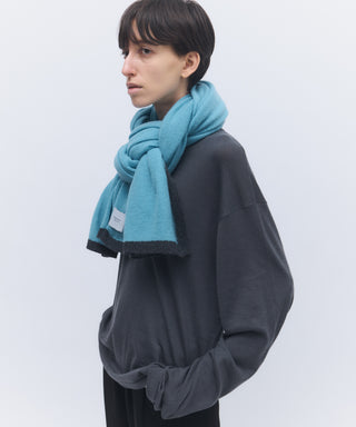 Mesh cashmere stole