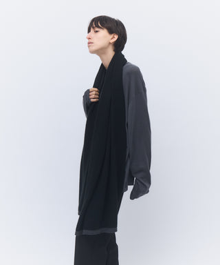 Mesh cashmere stole