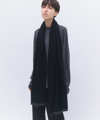 Mesh cashmere stole