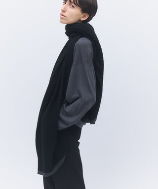 Mesh cashmere stole