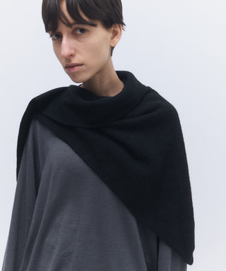 Button triangle scarf