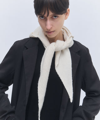 Wool cashmere hoodie scarf