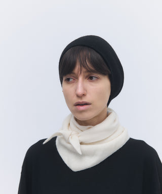 Wool cashmere fluffy beanie