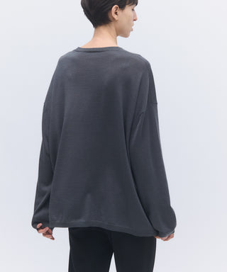 Wool cashmere box-cardigan