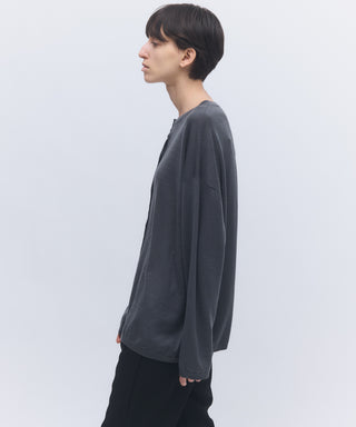 Wool cashmere box-cardigan
