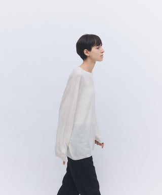 Wool cashmere box-cardigan