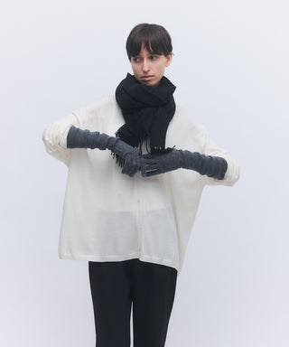 Wool cashmere fluffy gloves