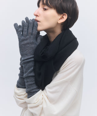 Wool cashmere fluffy gloves
