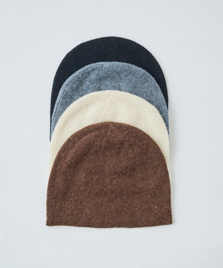 Wool cashmere fluffy beanie