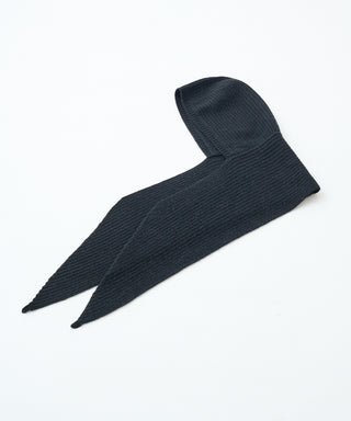 Wool cashmere hoodie scarf