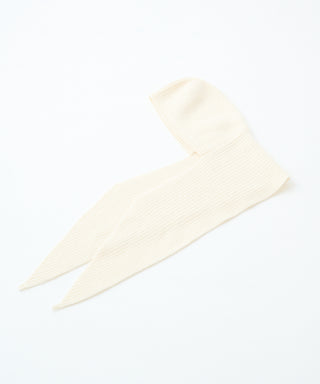 Wool cashmere hoodie scarf