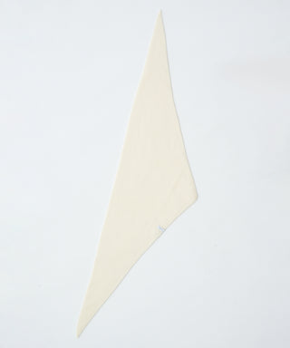 Wool cashmere fluffy triangle scarf