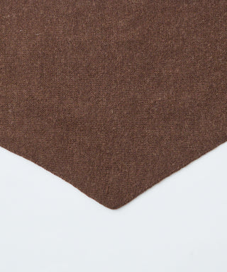 Wool cashmere fluffy triangle scarf