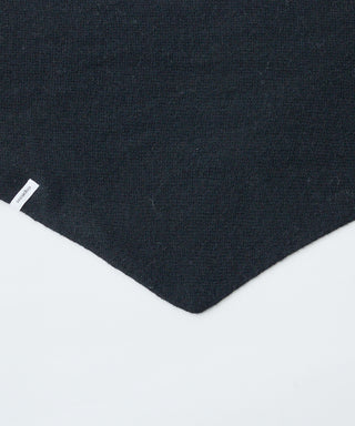 Wool cashmere fluffy triangle scarf