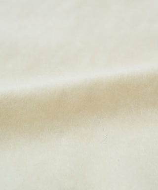 Fur cashmere triangle scarf