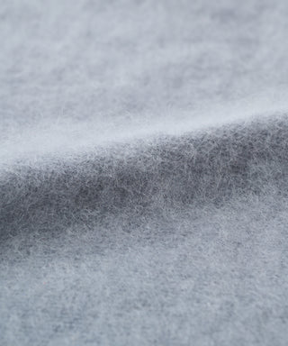 Fur cashmere triangle scarf mini