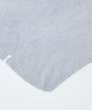 Fur cashmere triangle scarf mini
