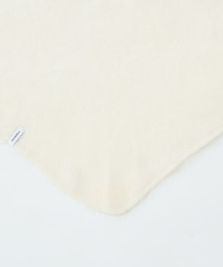 Fur cashmere triangle scarf