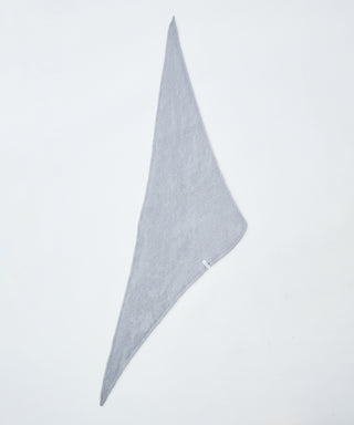 Fur cashmere triangle scarf mini