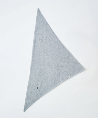 Button triangle scarf