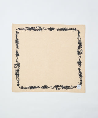 Print-knit scarf