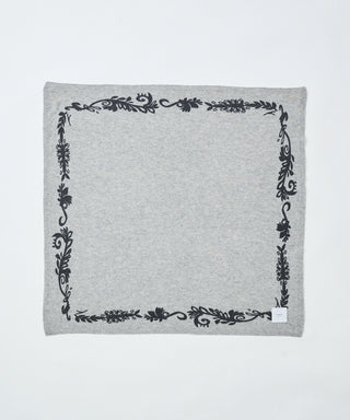 Print-knit scarf