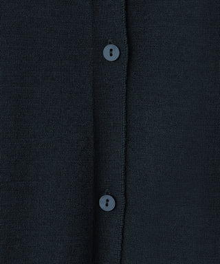 Wool cashmere box-cardigan