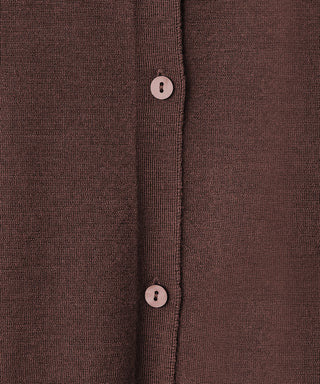 Wool cashmere box-cardigan
