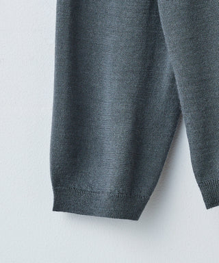 Wool cashmere box-cardigan