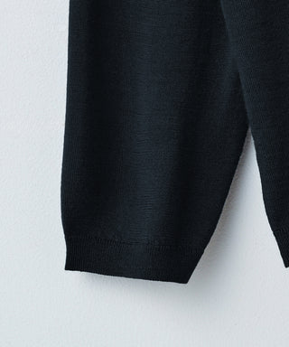 Wool cashmere box-cardigan