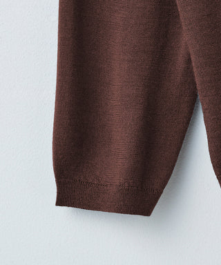 Wool cashmere box-cardigan