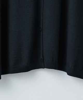 Wool cashmere box-cardigan