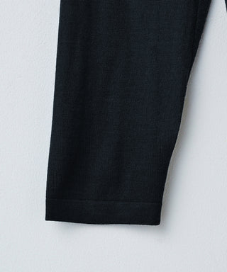 Wool cashmere long-sleeve knit tee