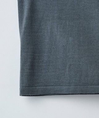 Wool cashmere long-sleeve knit tee