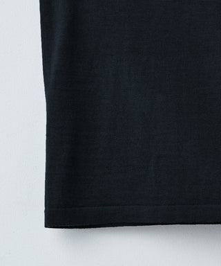 Wool cashmere long-sleeve knit tee