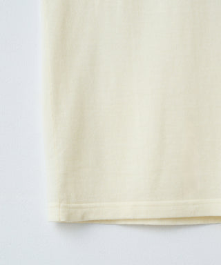 Wool cashmere long-sleeve knit tee
