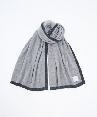 Mesh cashmere stole